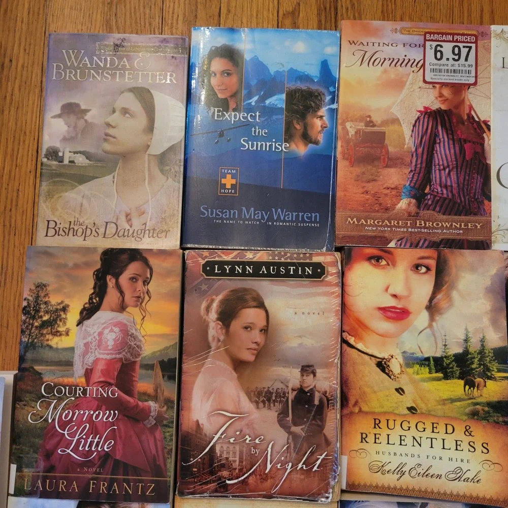 17‎ Christian Fiction Books Amish Old West Regency Civil War Romance Novel Gift
